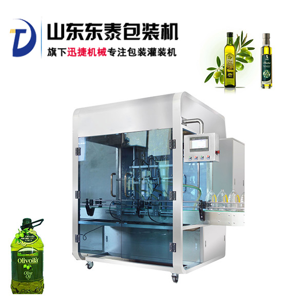 前方高能！快被這款全自動橄欖油灌裝機帥哭了